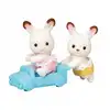 Image de 5420 sylvanian families jumeaux lapins chocolat