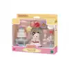 Image de 5646 sylvanian families la fille chat bicolore et son goûter d?anniversaire