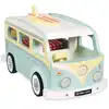 Image de Camping car vintage bleu