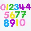 Image de Set de 14 chiffres de couleurs tran