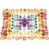 Image de Formes en bois colorées 168 pcs