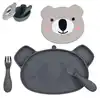 Image de Assiette + bol ventousés en silicon