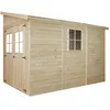 Image de Abri de jardin en bois sans paroi latérale avec les planchers imprégné 6 m2