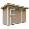 Image de Abri de jardin qualité premium 4m² l161xl412xh239 cm - marron
