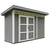 Image de Abri de jardin qualité premium 4m² l161xl412xh239 cm - gris foncé