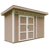 Image de Abri de jardin qualité premium 4m² l161xl412xh239 cm - marron