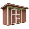 Image de Abri de jardin qualité premium 4m²l161xl412xh239 cm - rouge