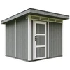 Image de Abri de jardin qualité premium 6m² l294xl279xh237 cm - gris foncé