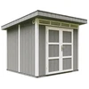 Image de Abri de jardin qualité premium 6m² l294xl279xh237 cm - gris foncé