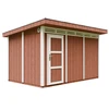 Image de Abri de jardin qualité premium 9m² l412xl279xh237 cm - rouge