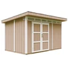 Image de Abri de jardin qualité premium 9m² l412xl279xh237 cm - marron