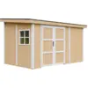 Image de Abri de jardin qualité premium h231x248x412 cm sans plancher e paroi latérale