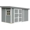 Image de Abri de jardin qualité premium h231x248x412 cm sans plancher e paroi latérale