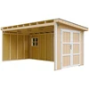 Image de Abri de jardin qualité premium 11,47 m² - h231x248x530 cm - jaune