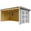 Image de Abri de jardin qualité premium 11,47 m² - h231x248x530 cm - gris