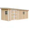 Image de Abri de jardin qualité premium 14,3 m² - h231x248x648 cm - jaune