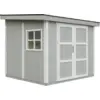 Image de Abri de jardin qualité premium 5,9 m² - h231x248x294 cm - gris