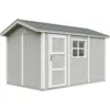 Image de Abri de jardin qualité premium 8,68m² 252x250x412cm bardeaux bitumineux gris