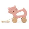 Image de Jouet à tirer en bois - mrs. Cat