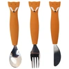Image de 3 couverts en silicone - mr. Fox