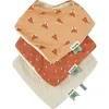 Image de Lot de 3 bavoirs bandanas fierce fox