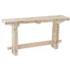 Image de Console bois blanc h.77cm