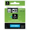 Image de DYMO 40910 Ruban D1 Standard Noir sur Transparent 9mm x 7m - S0720670