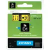 Image de DYMO 40918 Ruban D1 Standard Noir sur Jaune 9mmx7m - S0720730
