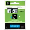Image de DYMO 45803 Ruban D1 Standard Noir sur Blanc 19mm x 7m - S0720830