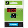 Image de DYMO 53717 Ruban D1 Standard Noir sur Rouge 24mm x 7m - S0720970