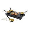Image de Set mini woks, crêpière et gril 1000w noir