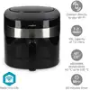Image de Nedis friteuse à air chaud smart life - wi-fi - noir