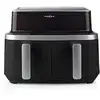 Image de Nedis friteuse sans huile double 2600w noir