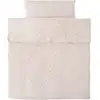 Image de Housse couette en mousseline bali, moka & snow (100x140 cm)