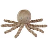 Image de Peluche pieuvre lapidou moka (23 cm)