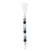 Image de Attache tétine silicone bleu marine