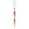 Image de Attache tétine silicone pêche