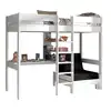 Image de Vipack pino lit mezzanine blanc avec...