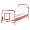 Image de Vipack lit en métal new york rouge 9...