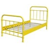 Image de Vipack lit en métal new york jaune 9...