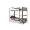 Image de Vipack pino lits superposés pin massif blanc 209x105x182cm + lit gigogne