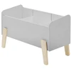 Image de Vipack coffre à jouets kiddy gris cool