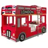 Image de Vipack funbeds lit superposé bus londonien + 2 matelas