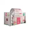 Image de Vipack pino lit sureleve pin massif avec sommier blanc spring