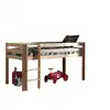 Image de Vipack pino lit compact pin massif naturel 90x200