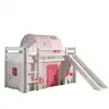 Image de Vipack pino lit mezzanine avec toboggan + spring