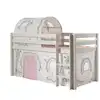 Image de Vipack pino lit sureleve en pin massif 90x200cm avec sommier blanc birdy