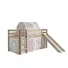 Image de Vipack pino lit compact avec toboggan birdy
