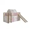 Image de Vipack pino lit compact avec toboggan birdy