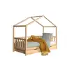 Image de Vipack dallas lit mh 90 x 200 naturel + lit gigogne